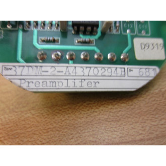37DM-2-A4370294B Preamplifier 37DM2A4370294B - Used