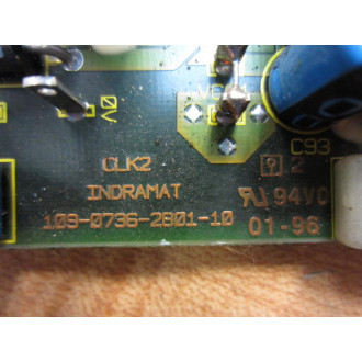 Indramat 109-0736-2B01-10 CLK2 Board 109-0736-2A01-10 - Parts Only