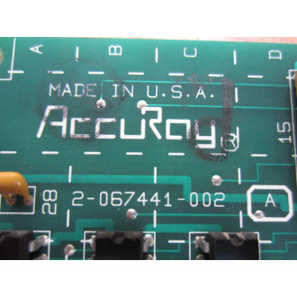 AccuRay 2-067441-002 Circuit Board 2067441002 - Used