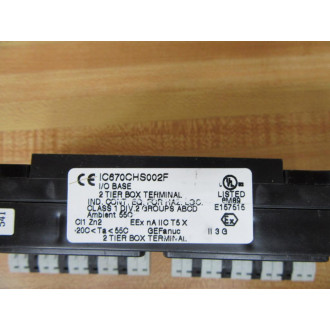 Fanuc IC670CHS002F Box Terminal - Used