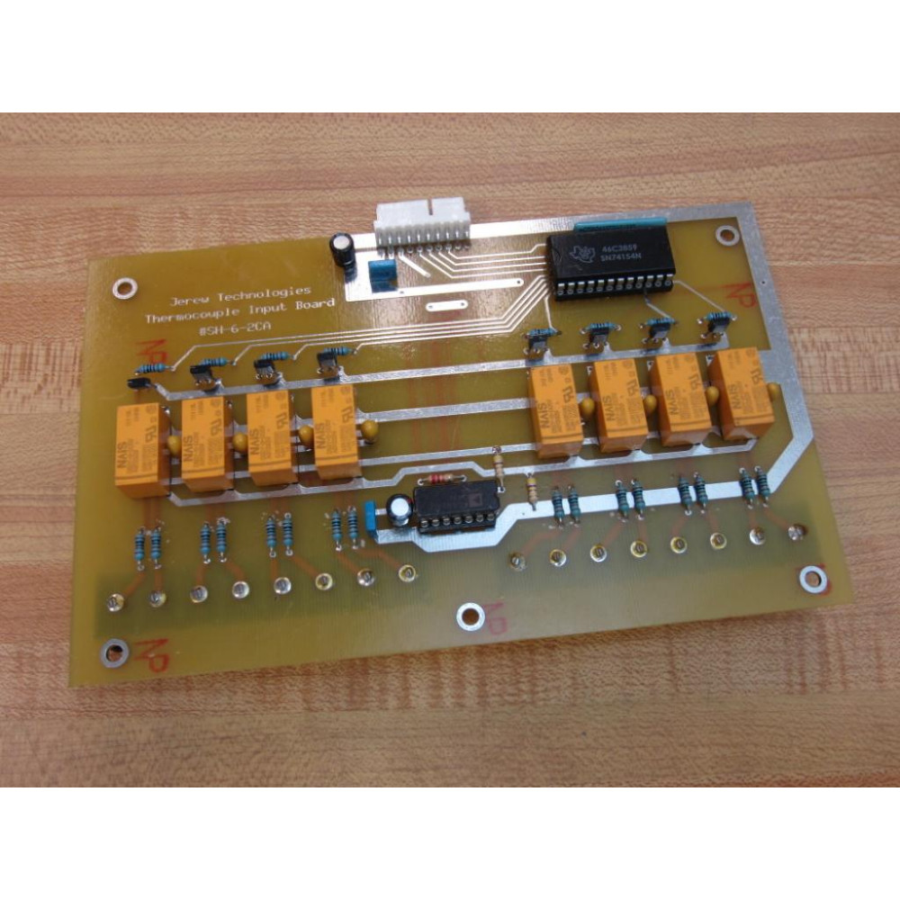 Jerew Technologies SH-6-2CA Thermocouple Input Board SH62CA - Used