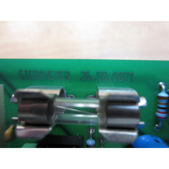 Sieb & Meyer 26.50.0071 Board 26500071 - Used