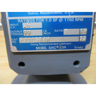 Boston Gear F7105B4H Worm Speed Reducer - New No Box