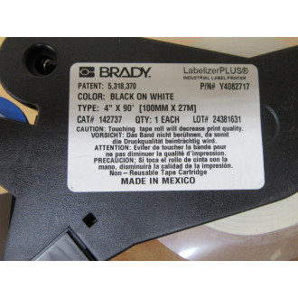 Brady 142737 Labelizer Plus Cartridge Y4082717