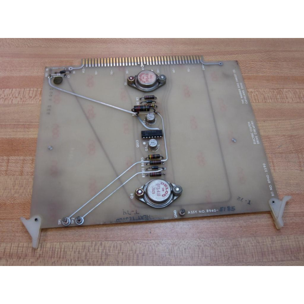 Warner & Swasey 8940-5185 Electric Clutch Drive Circuitry 8940-2590 - Used