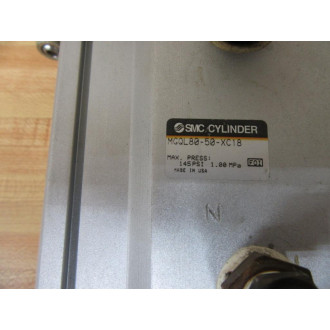 SMC MGQL80-50-XC18 Actuator MGQL8050XC18 - Used