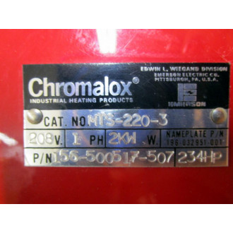 Chromalox MTS-220-3 Heater 156-500517-507 - New No Box