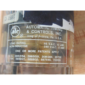 ATC 315A-030-B02PK Timer 315A030B02PK 0-6 Hours - Used