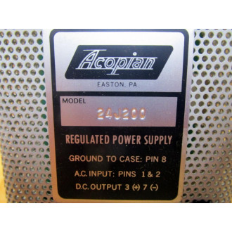 Acopian 24J200 Power Supply