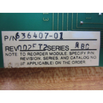 Allen Bradley 636407-90 Input Board 63640790 - Used