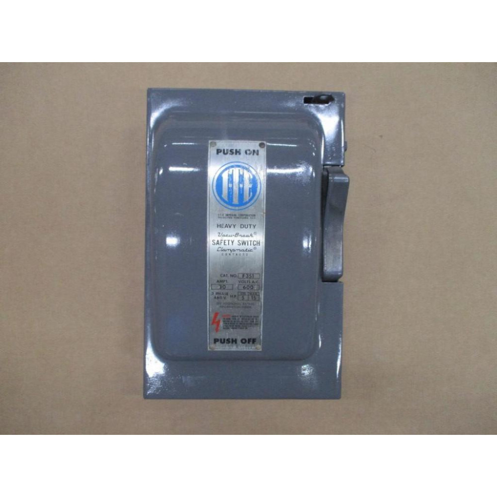 Siemens ITE F351 Heavy Duty Enclosed Switch - Used