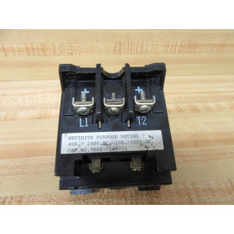 Ward Leonard 7000-7140-22 Contactor 7000714022 - Used