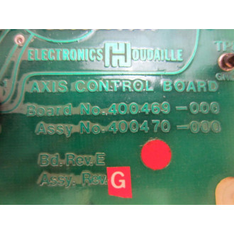Houdaille 400469-000 Axis Control Board 400469000 Assy Rev.G - Used