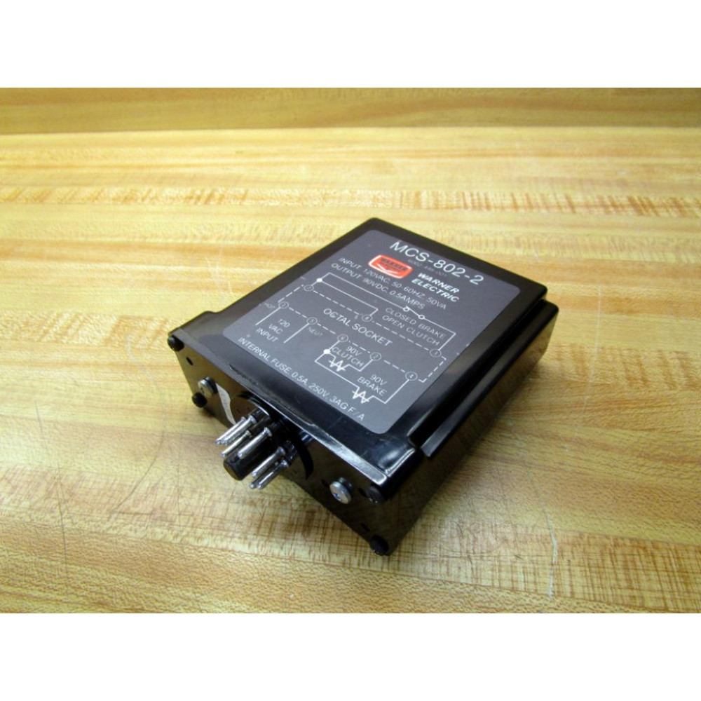Warner MSC-802-2 Clutch Brake Power Supply MSC8022 120 VAC - New No Box