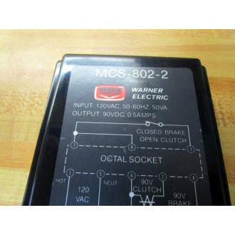 Warner MSC-802-2 Clutch Brake Power Supply MSC8022 120 VAC - New No Box