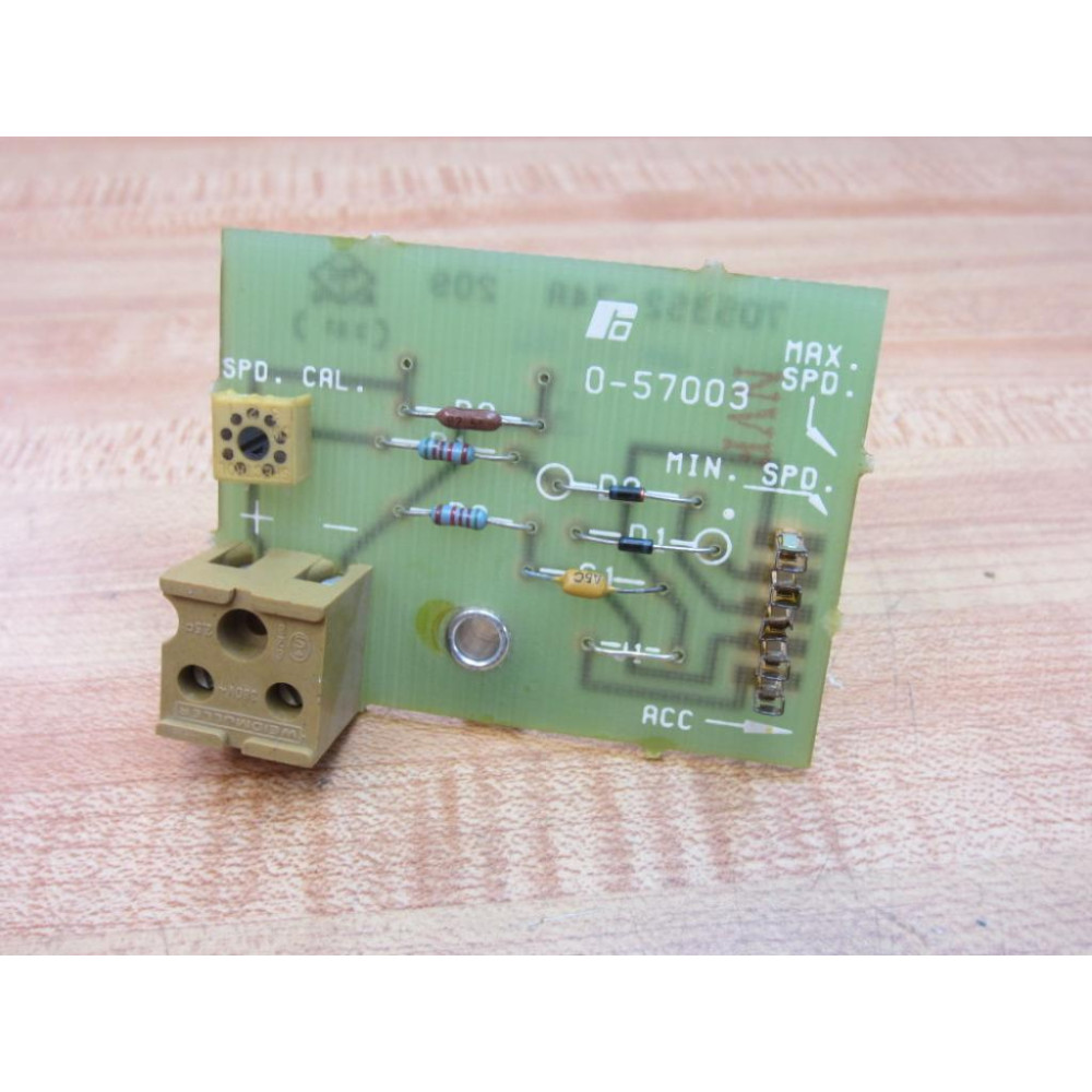 Reliance 0-57003 Voltage Tach Follower Kit Bd O-57003 - Used