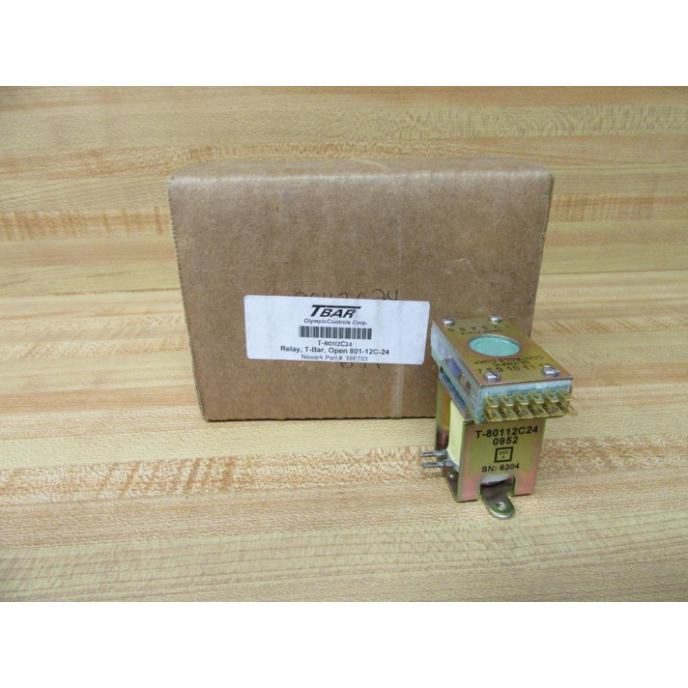 Olympic Controls 801-12C-24 T Bar Relay T-80112C24