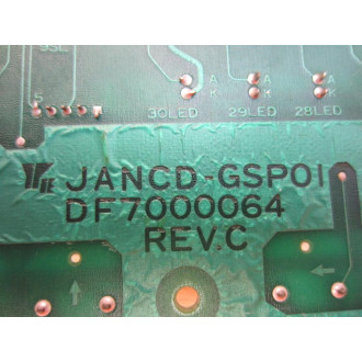 Yaskawa JANCD-GSP01 Control Panel Board  DF7000064 - Used