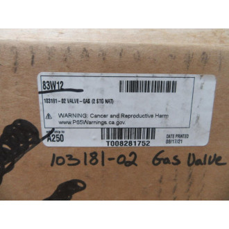 White-Rodgers 83W12 Gas Valve 36J55-255P1