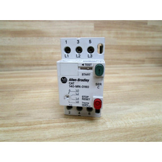 Allen Bradley 140-MN-0160 Manual Motor Starter 140MN0160 Series C - Used