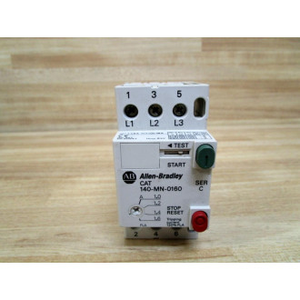 Allen Bradley 140-MN-0160 Manual Motor Starter 140MN0160 Series C - Used