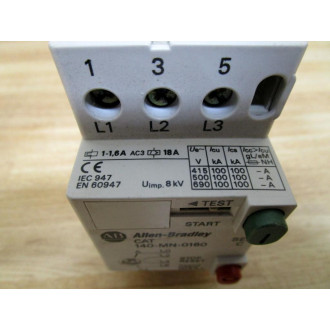 Allen Bradley 140-MN-0160 Manual Motor Starter 140MN0160 Series C - Used