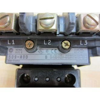 Allen Bradley 509-AOD Starter 509-A0D Ser. B - New No Box