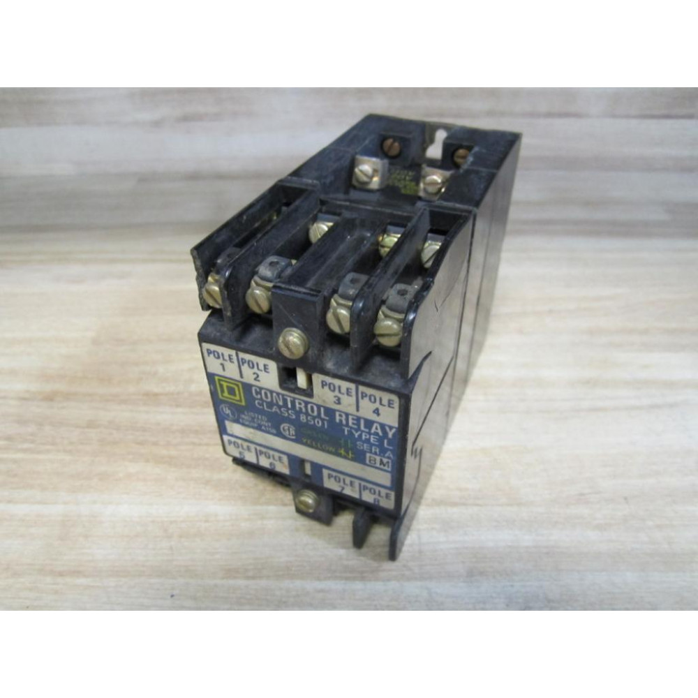 Square D 8501 L0-40 Control Relay 8501 LO-40 - Used