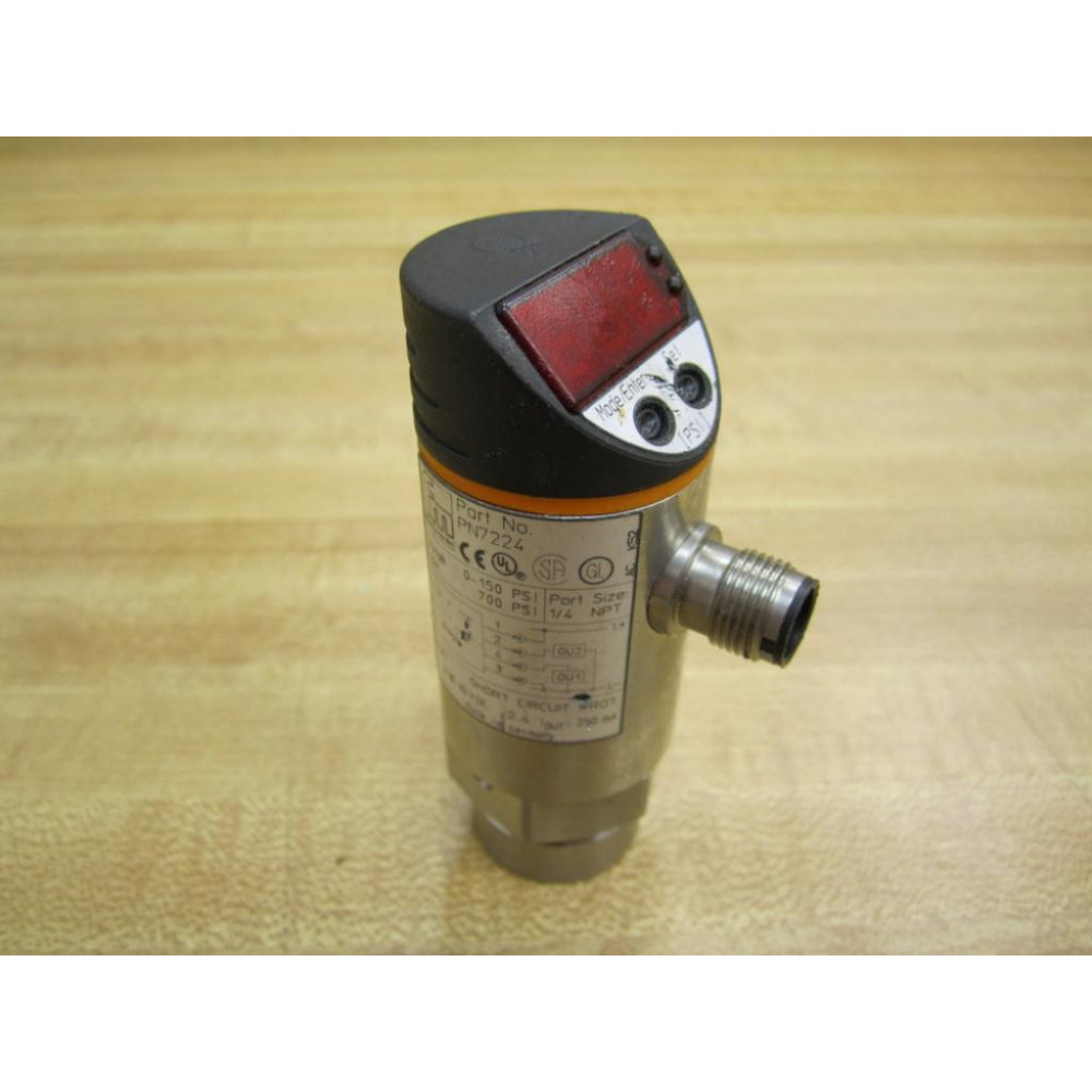 IFM Efector PN7224 Sensor PN-015PRBN14-QFPKGUS V - Used