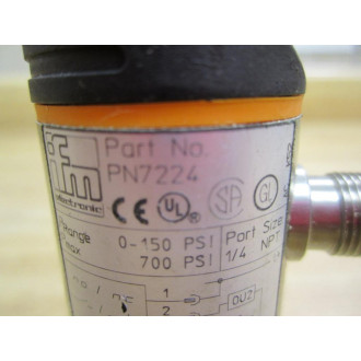 IFM Efector PN7224 Sensor PN-015PRBN14-QFPKGUS V - Used