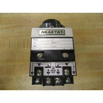 Agastat 7022L7H Time Delay Relay 3-30 min. - Used