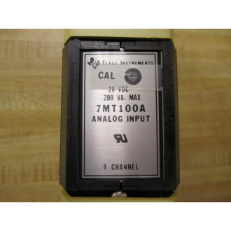 Texas Instruments 7MT 100A Analog Input Module 7MT100A - Used