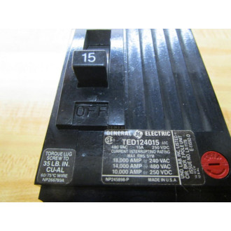 General Electric TED124015WL Circuit Breakers Model 2