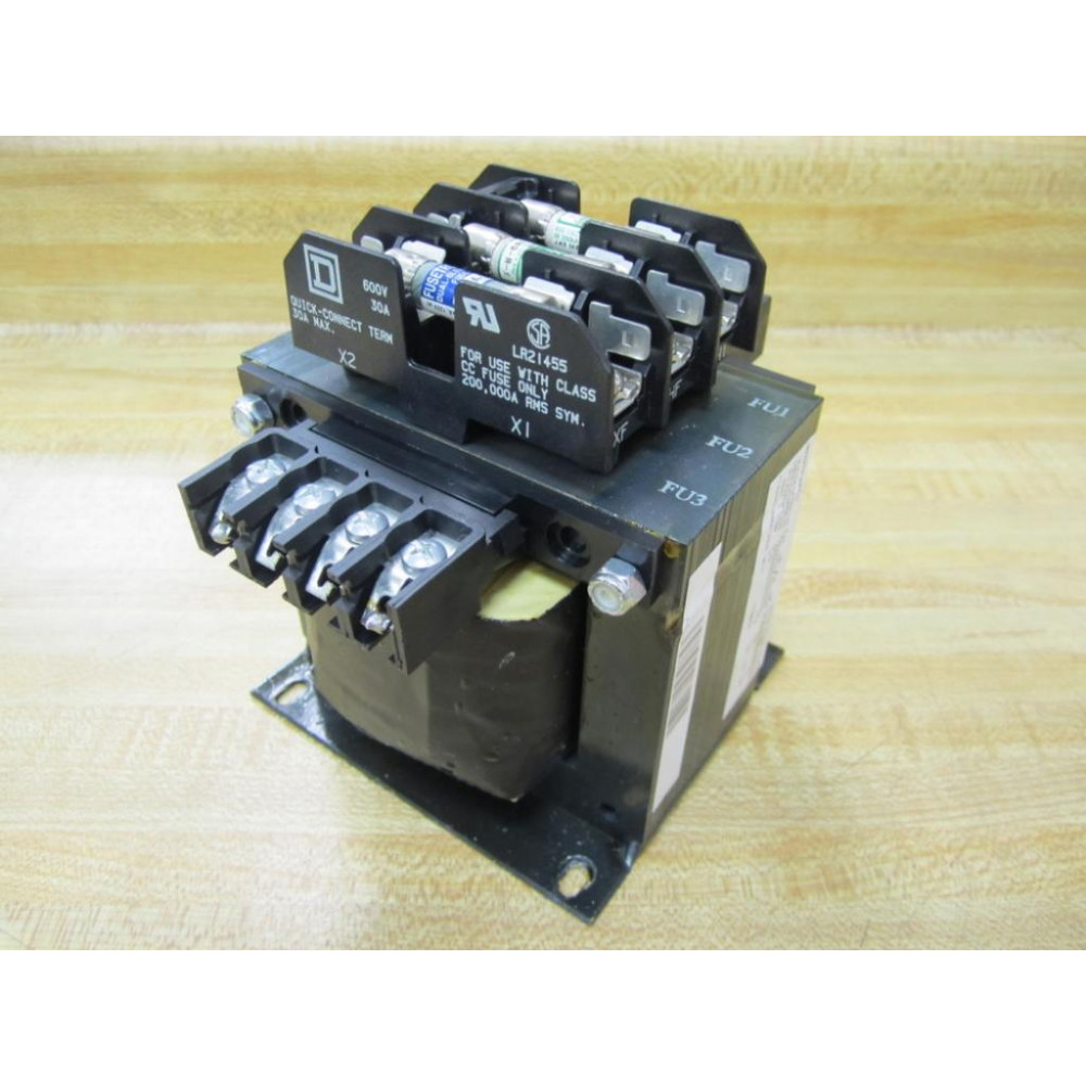 Square D 9070TF500D1 Transformer With Fuse Block - Used