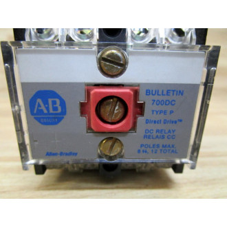 Allen Bradley 700DC-P400Z24 Relay 700DCP400Z24 Series D - Used