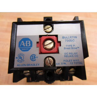 Allen Bradley 700DC-P400Z24 Relay 700DCP400Z24 Series A - Used