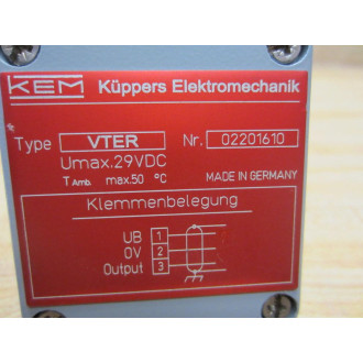 Kuppers VTER Amplifier And Carrier Frequency Pick Up wData Sheet - New No Box