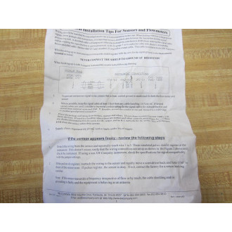 Kuppers VTER Amplifier And Carrier Frequency Pick Up wData Sheet - New No Box