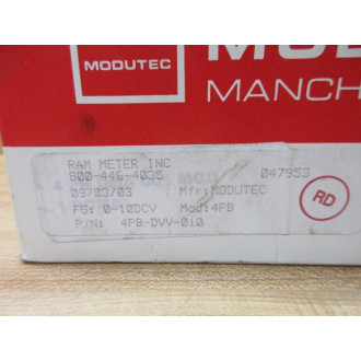 Modutec 4PB-DVV-010 Panel Meter 4PBDVV010
