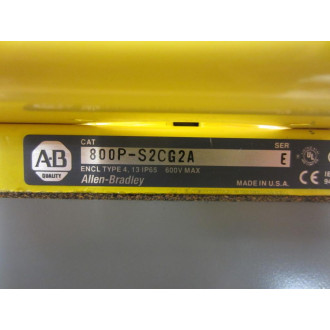 Allen Bradley 800P-S2CG2A Push Button 800PS2CG2A Series E - New No Box