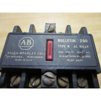 Allen Bradley 700-N800A1 Relay 700N800A1 Series  B  WO 700-NT - Used