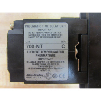 Allen Bradley 700-N800A1 Relay 700N800A1 With 700-NT - Used