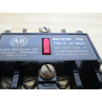 Allen Bradley 700-N800A1 Relay 700N800A1 Series  B  WO 700-NT - Used