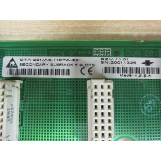 Schneider Modicon DTA 201AS-HDTA-201 AEG Subrack Board Only - Used