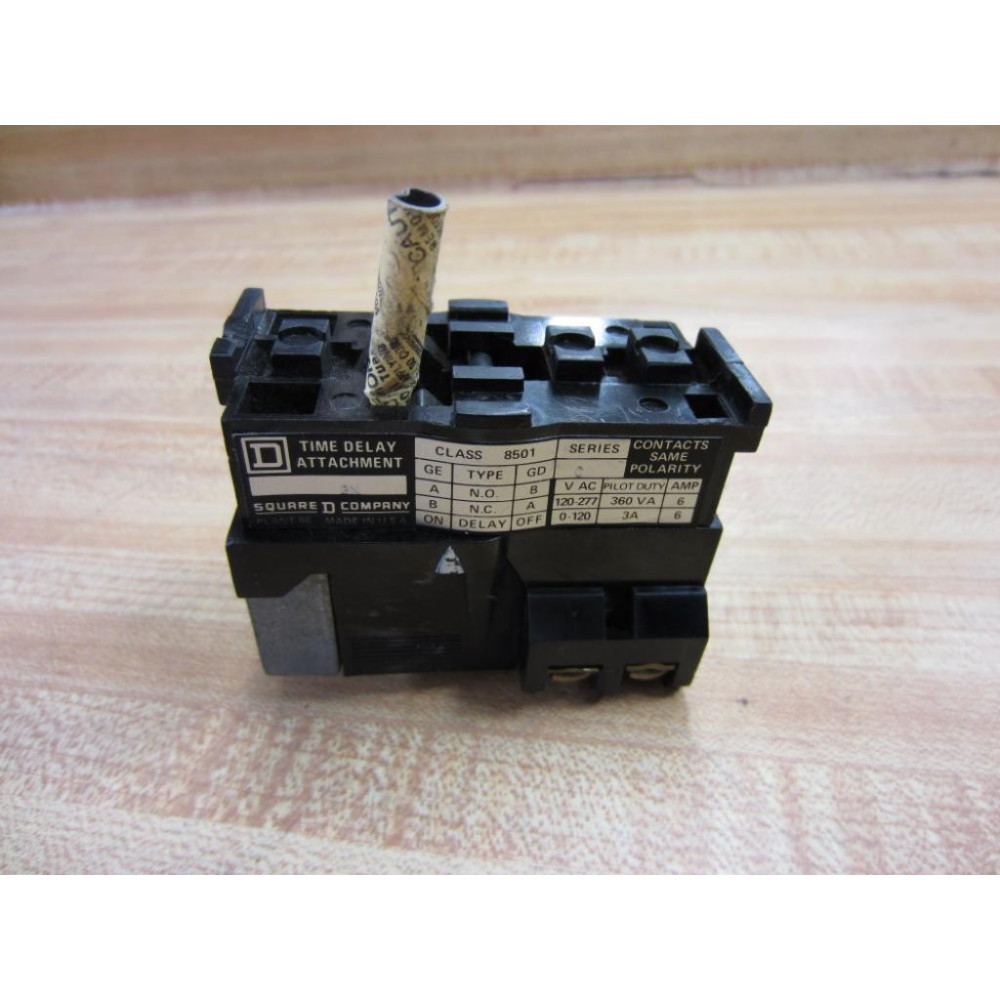 Square D 8501-GE Timer Attachment 8501GE - New No Box