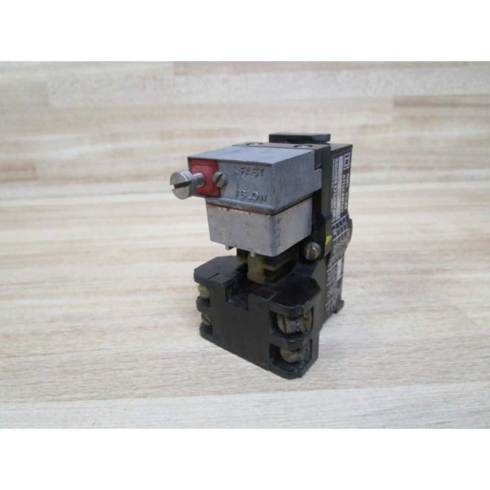 Square D 8501-GE Timer Attachment 8501GE - Used