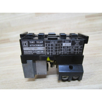 Square D 8501-GE Timer Attachment 8501GE - Used