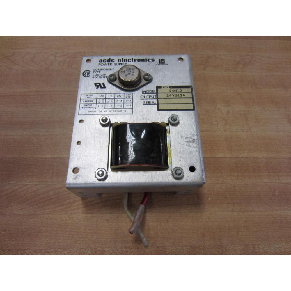 ACDC Electronics 24N1.2 Power Supply ECV 24N1.2 - Used