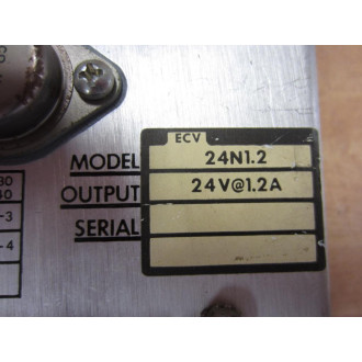 ACDC Electronics 24N1.2 Power Supply ECV 24N1.2 - Used