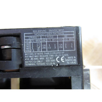 Allen Bradley 194R-NJ030P3 IEC Disconnect 194RNJ030P3 Series B - Used